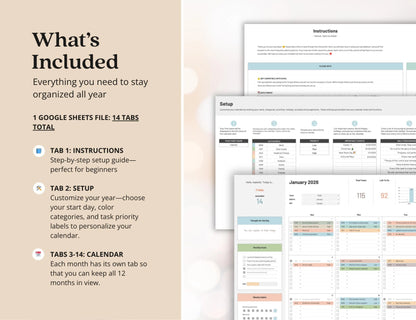 Task Tracker Excel Google Spreadsheets For Busy Moms 2026 Calendar Printable