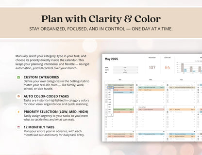 Task Tracker Excel Google Spreadsheets For Busy Moms 2026 Calendar Printable