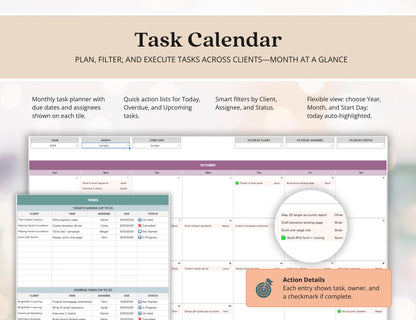 Client Tracker Excel Small Business CRM Google Sheets Client Tracker